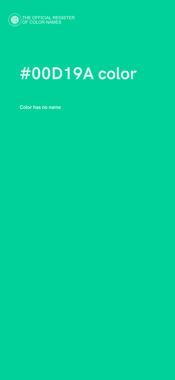 #00D19A color image