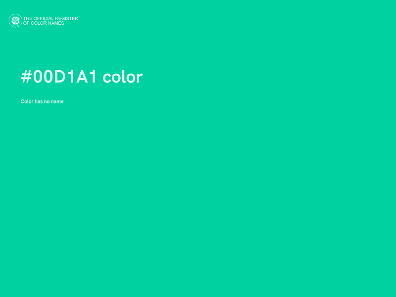 #00D1A1 color image