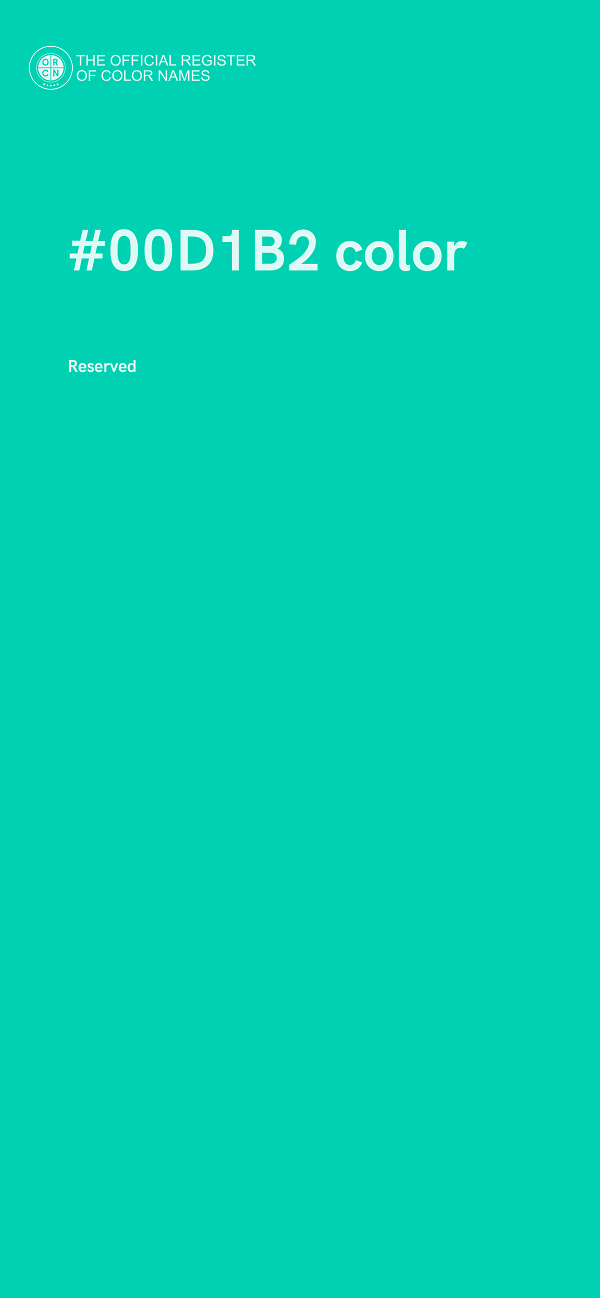 #00D1B2 color image