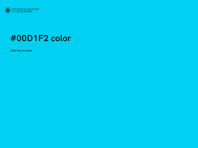 #00D1F2 color image