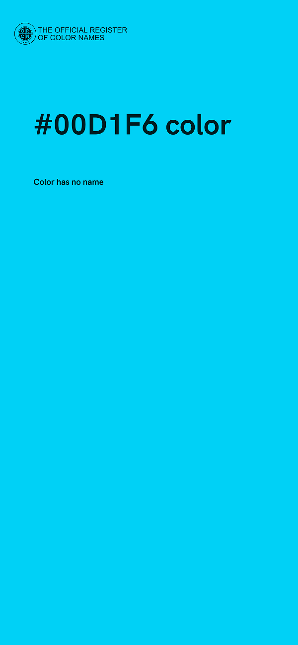 #00D1F6 color image