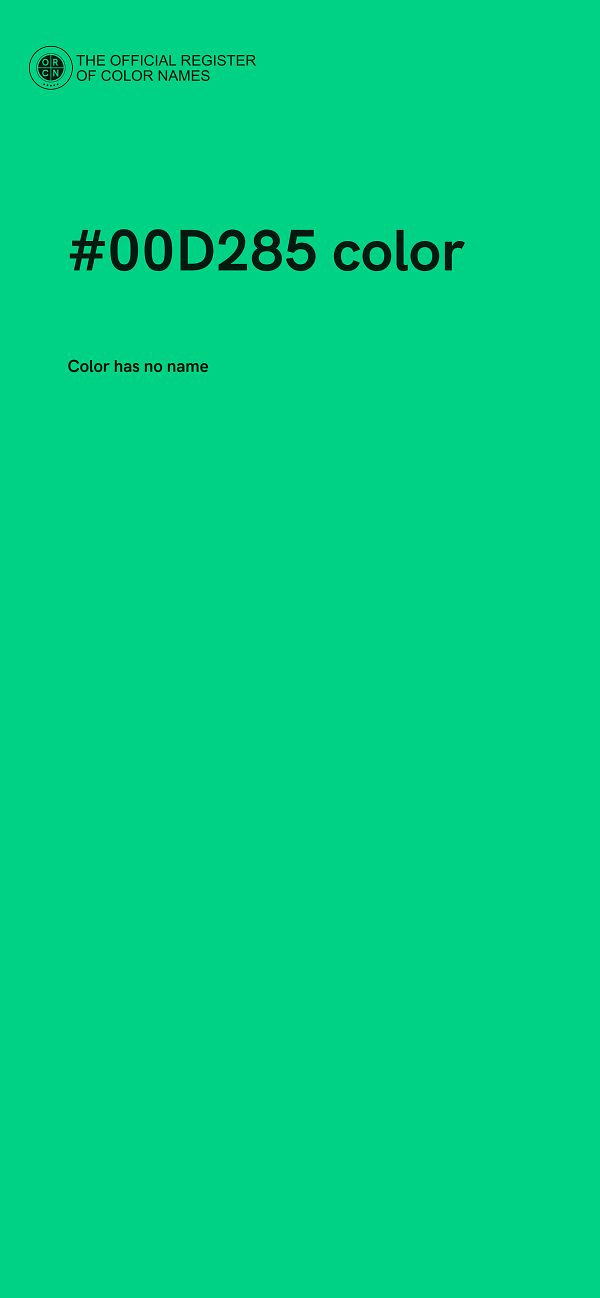 #00D285 color image