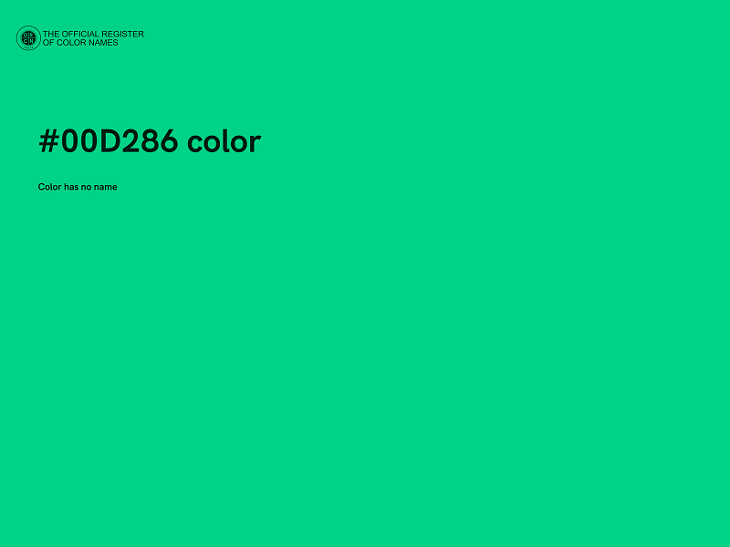 #00D286 color image