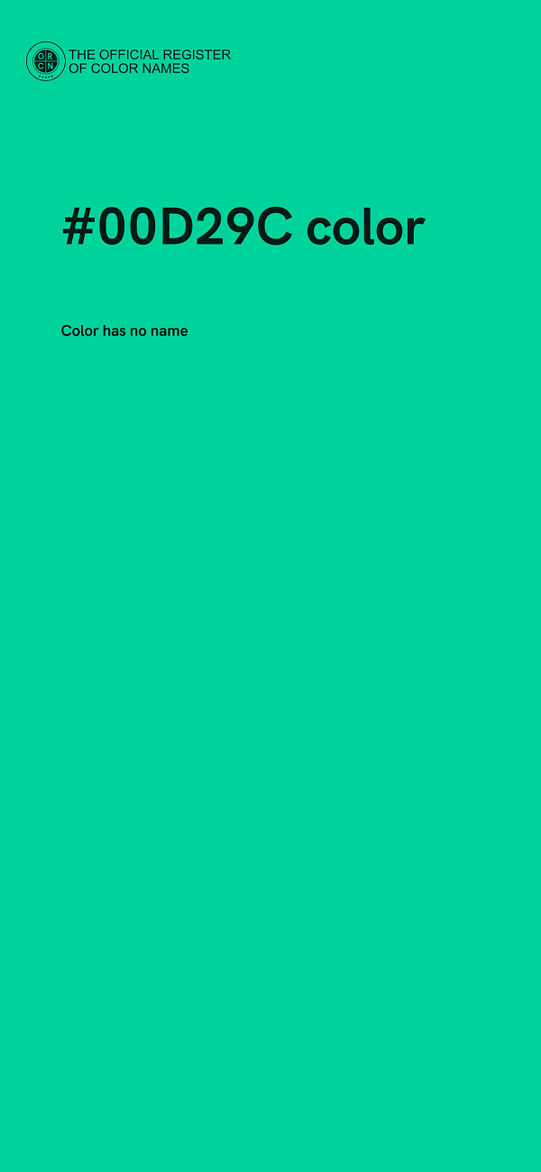 #00D29C color image