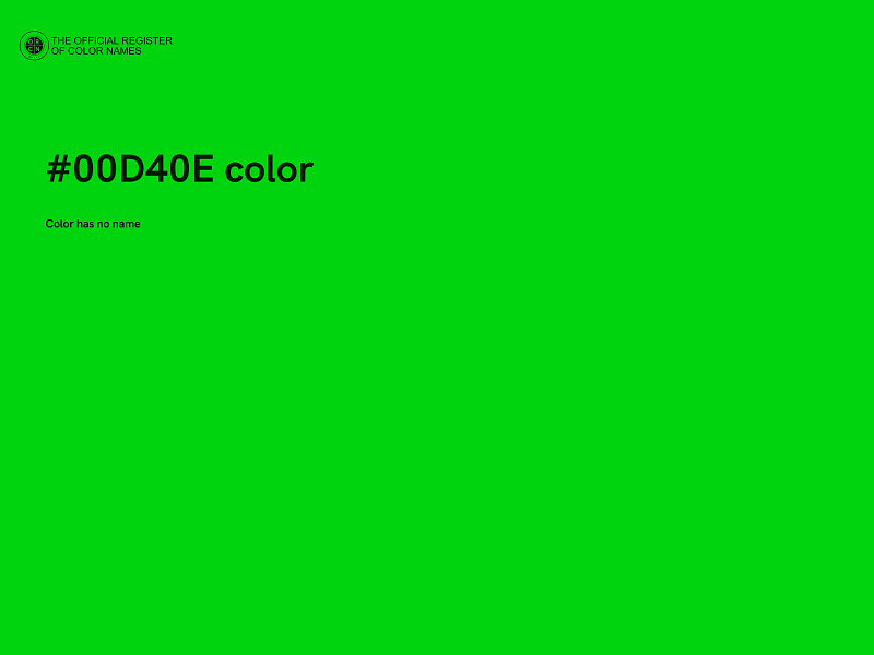 #00D40E color image