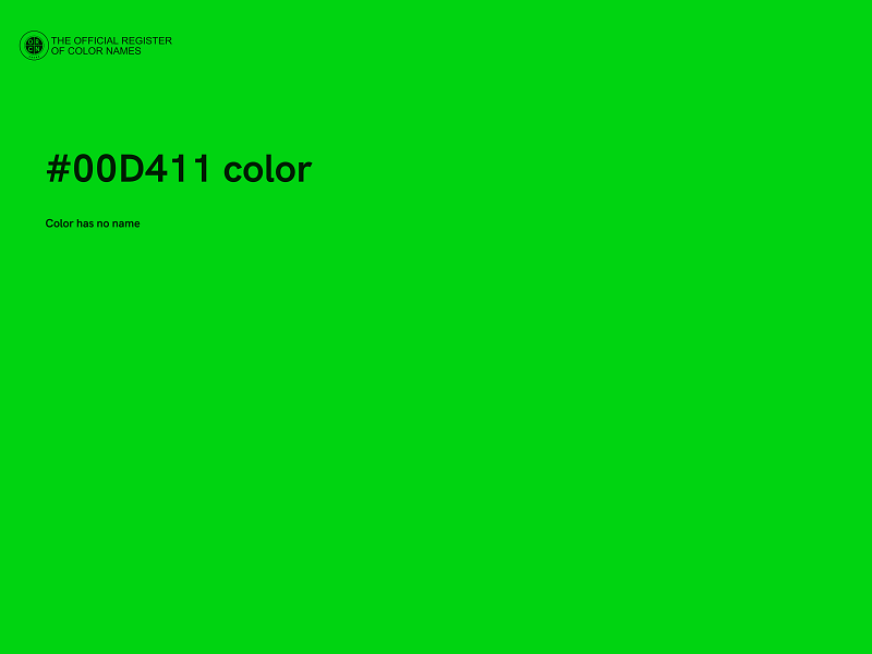 #00D411 color image