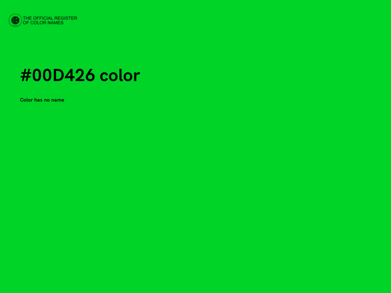 #00D426 color image