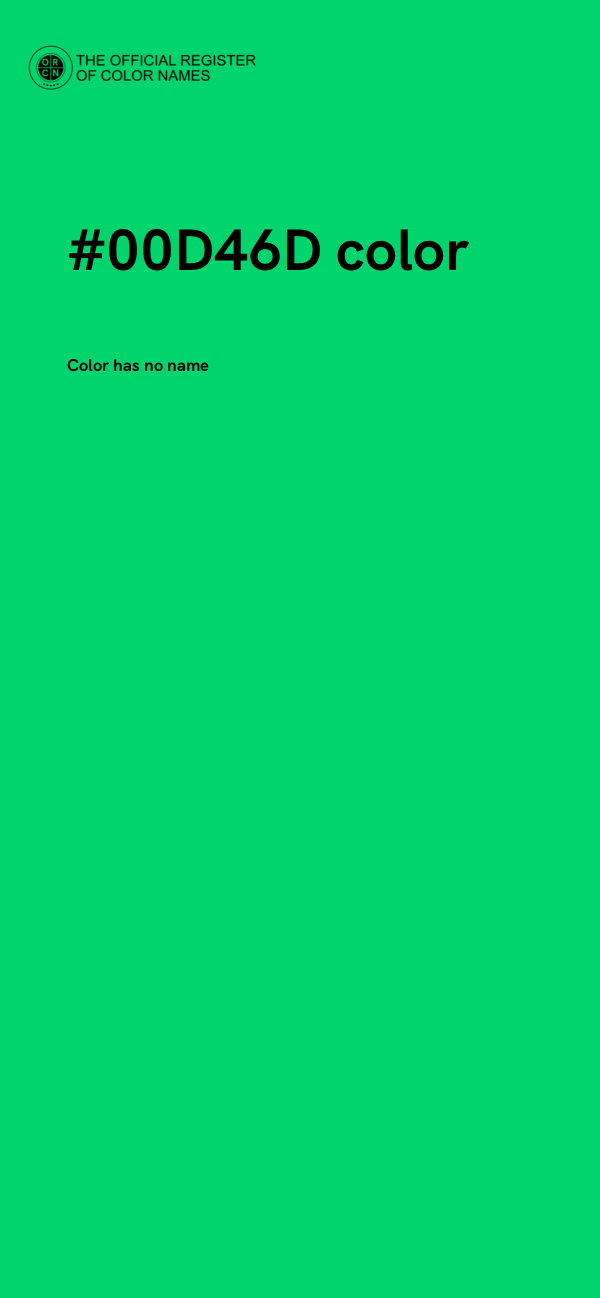 #00D46D color image