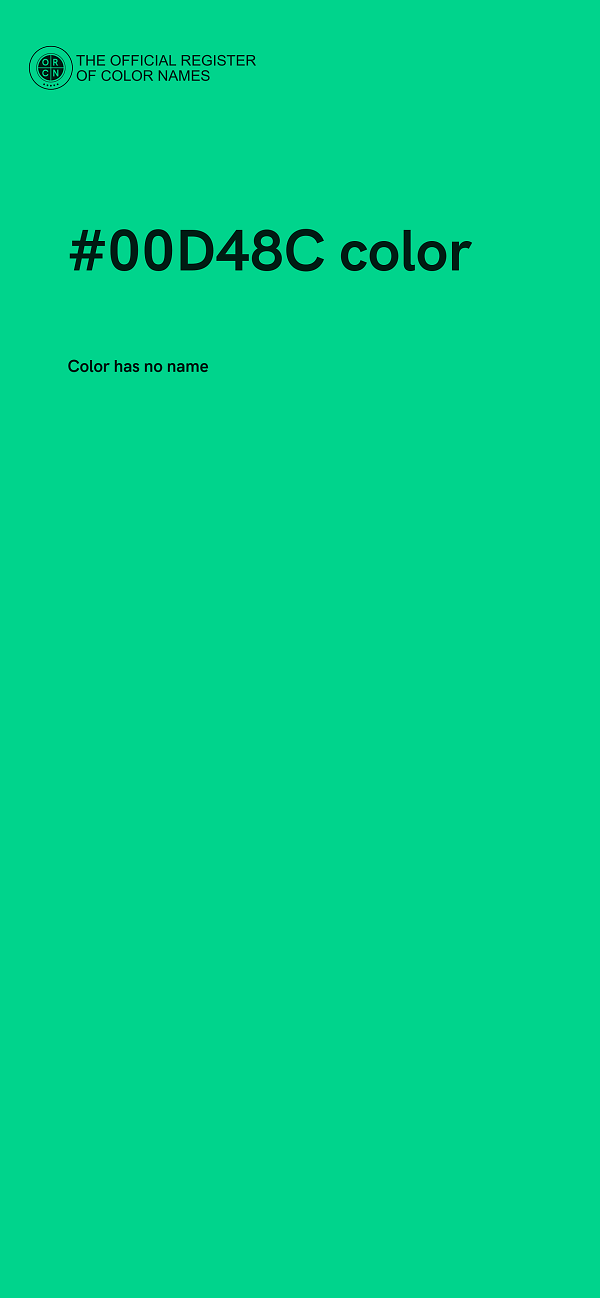 #00D48C color image