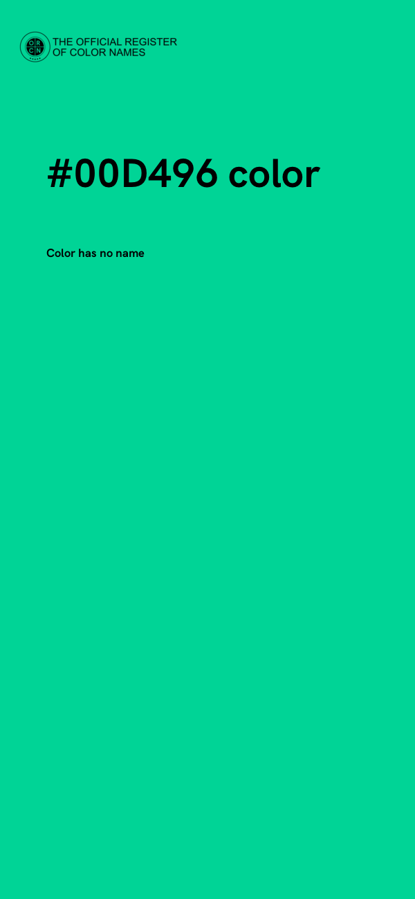 #00D496 color image