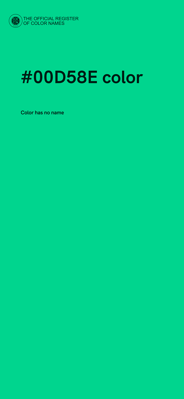 #00D58E color image