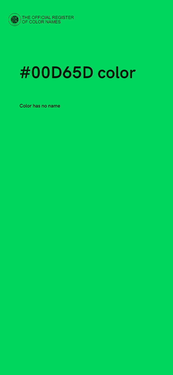 #00D65D color image