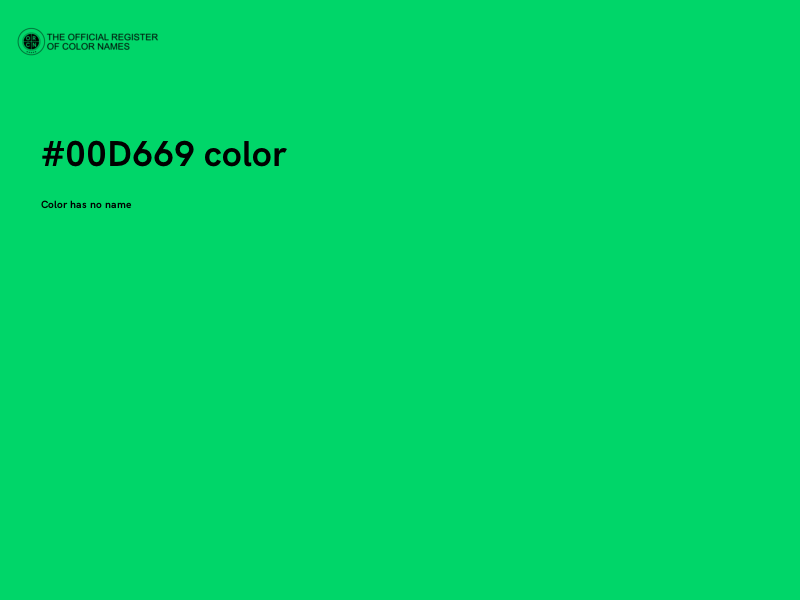 #00D669 color image