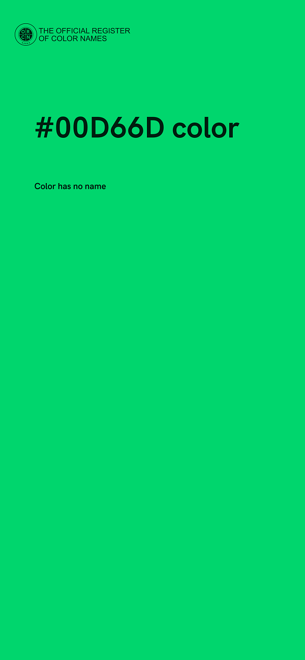 #00D66D color image
