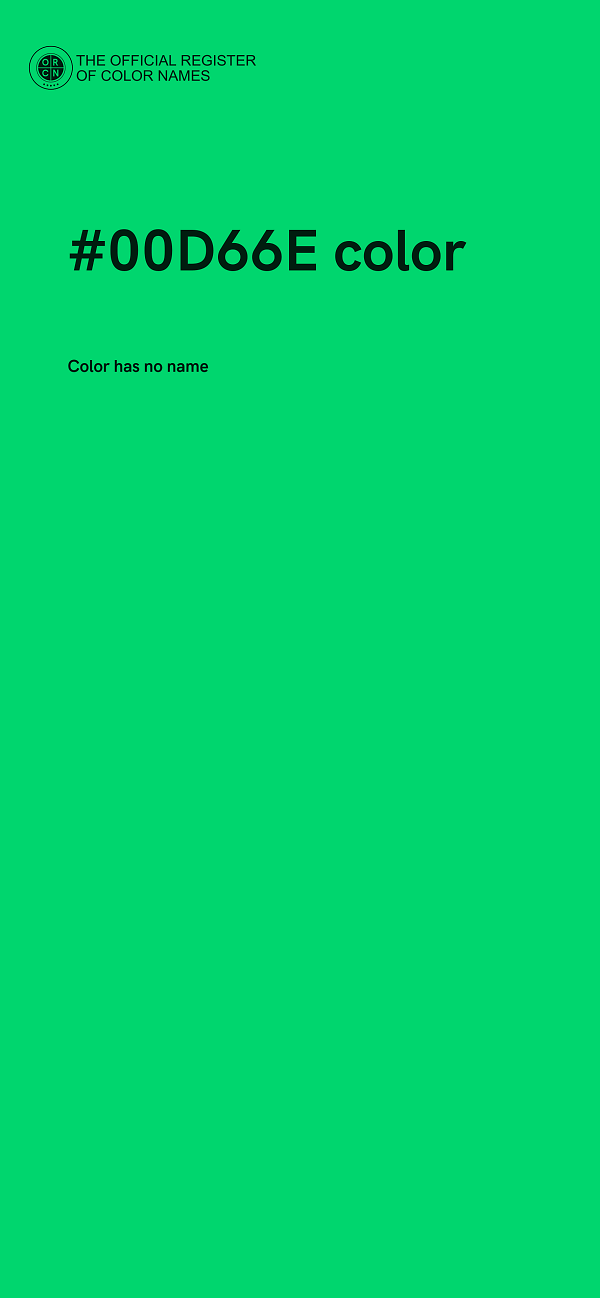 #00D66E color image