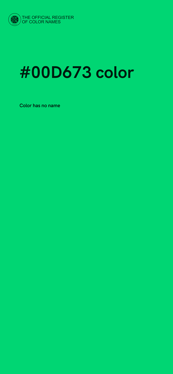 #00D673 color image