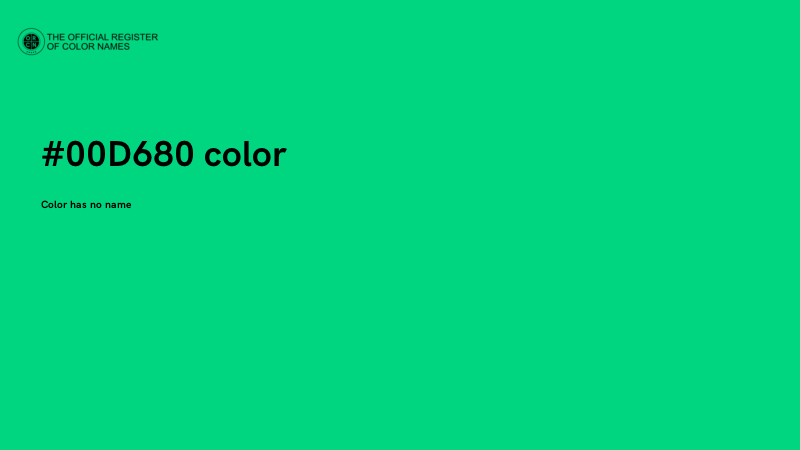 #00D680 color image