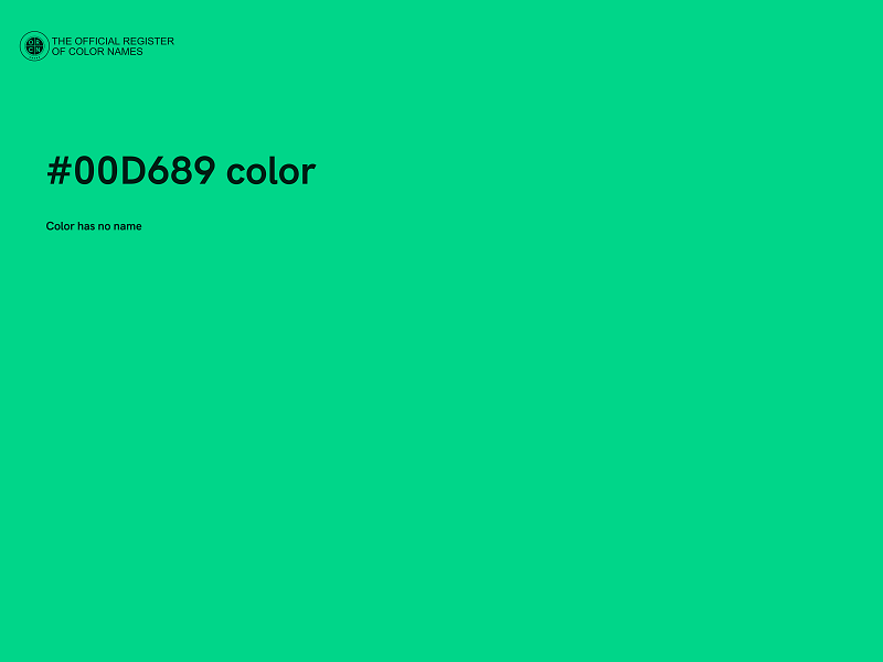 #00D689 color image
