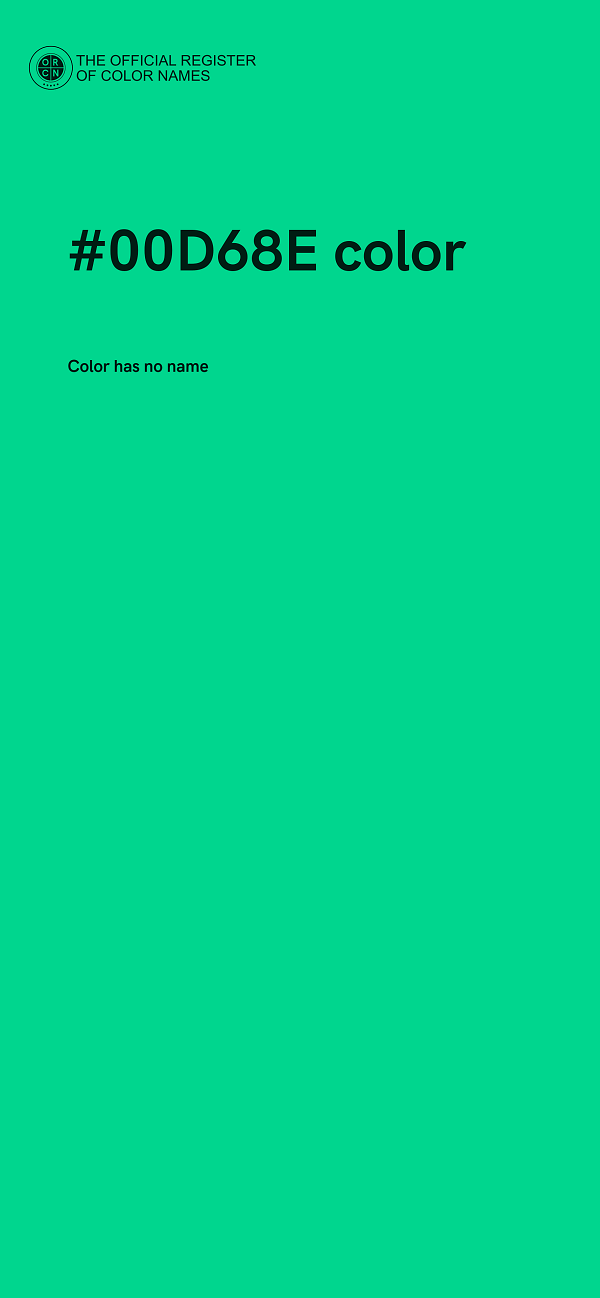 #00D68E color image
