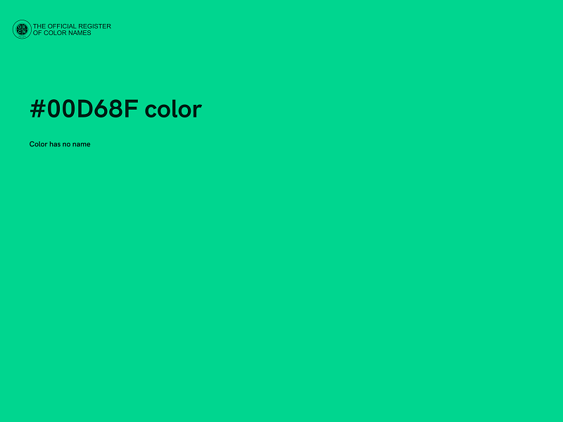 #00D68F color image