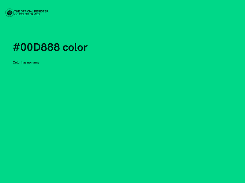 #00D888 color image