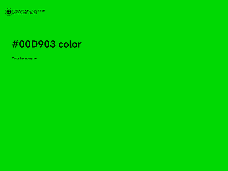 #00D903 color image