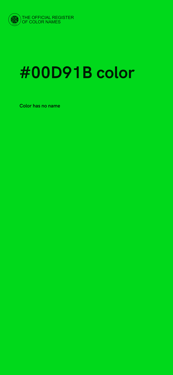 #00D91B color image