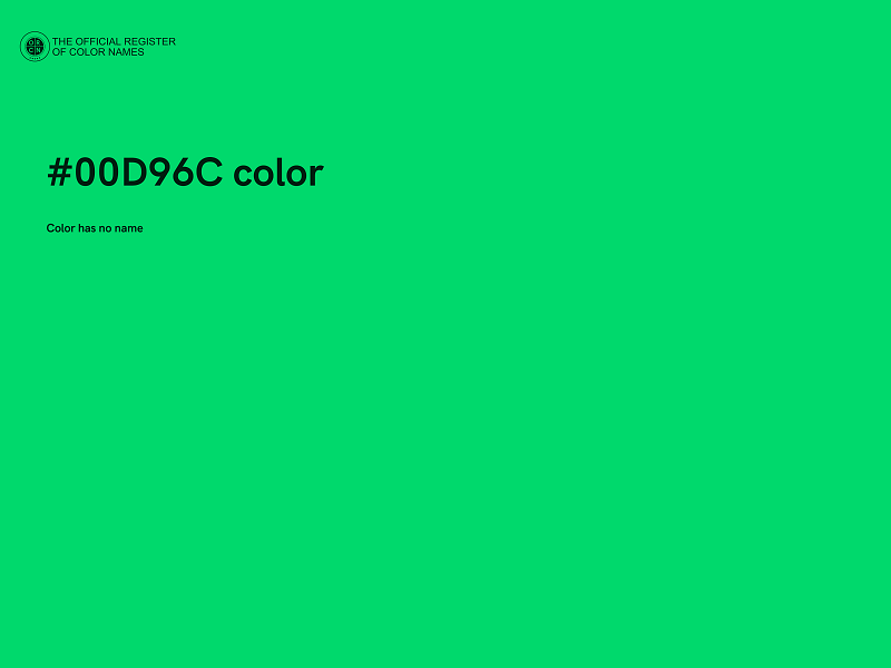 #00D96C color image