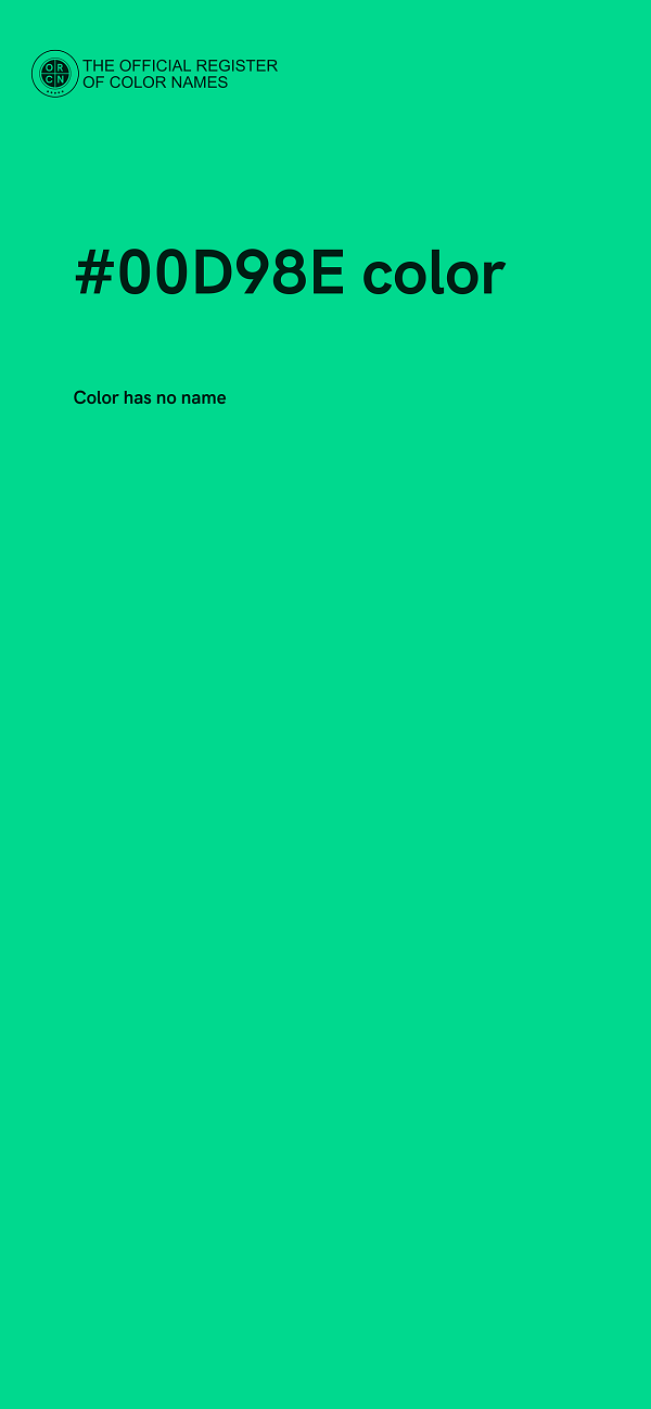 #00D98E color image