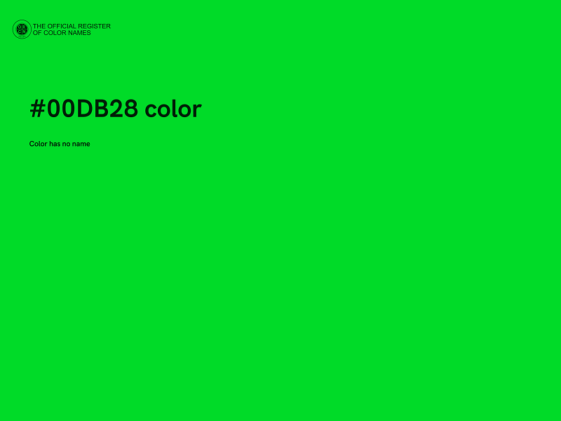 #00DB28 color image