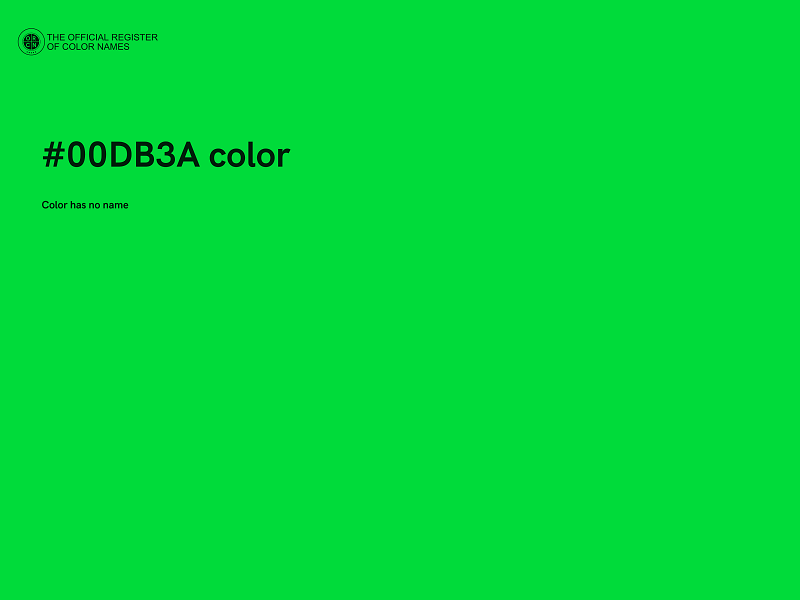 #00DB3A color image