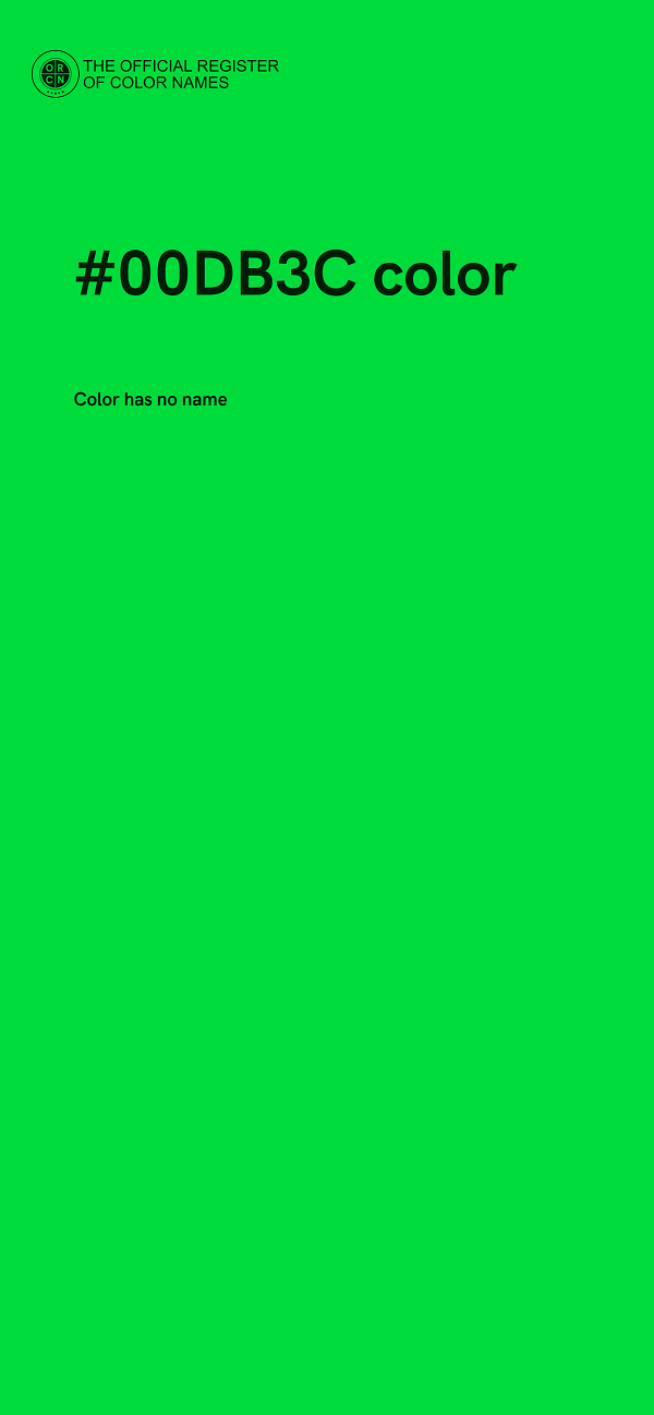 #00DB3C color image