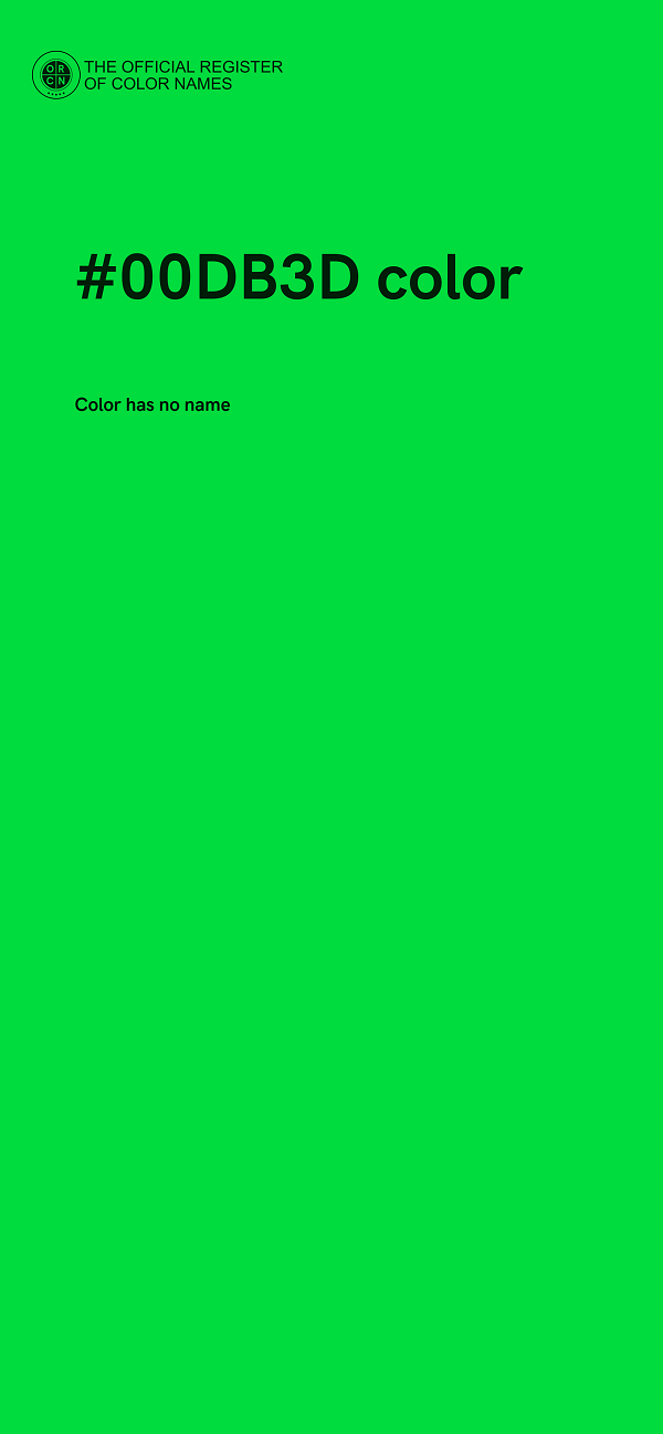 #00DB3D color image