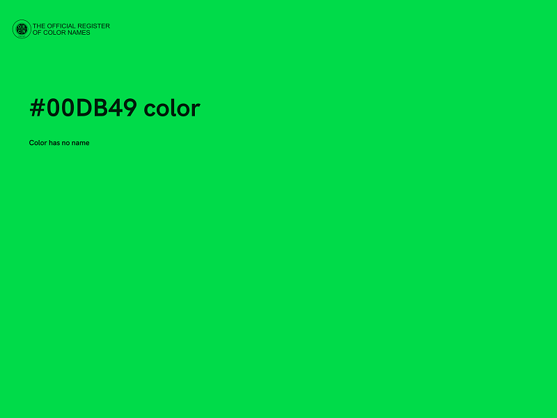 #00DB49 color image