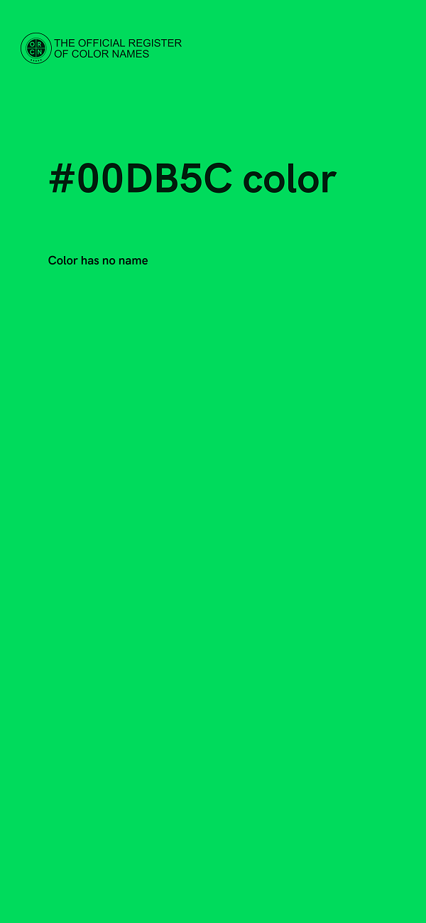 #00DB5C color image