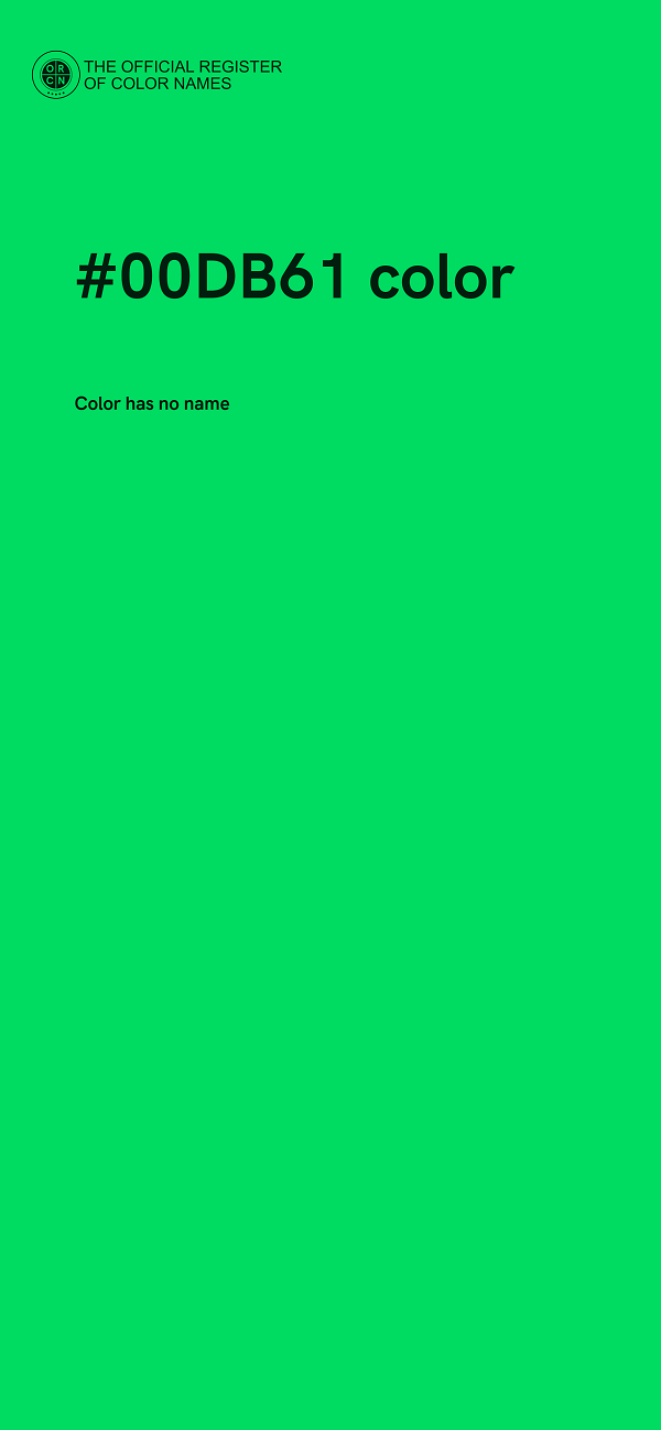#00DB61 color image