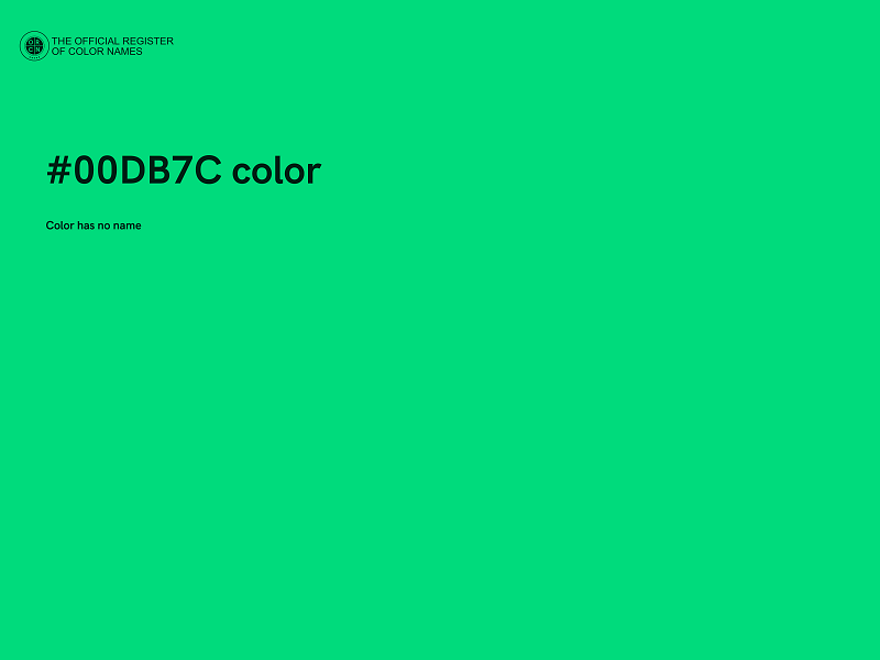 #00DB7C color image