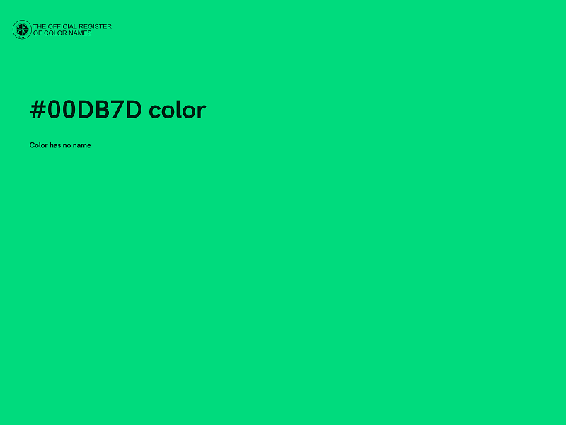 #00DB7D color image