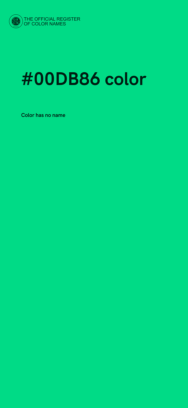 #00DB86 color image