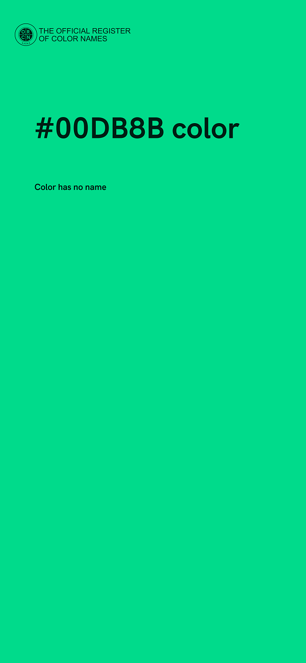 #00DB8B color image