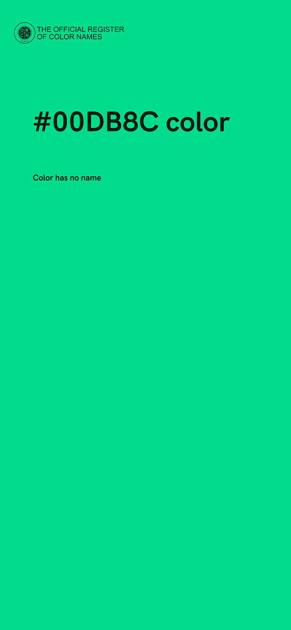 #00DB8C color image