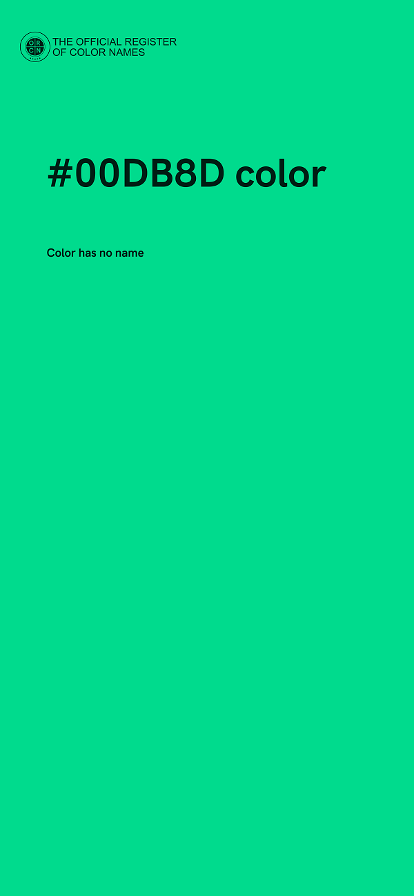 #00DB8D color image