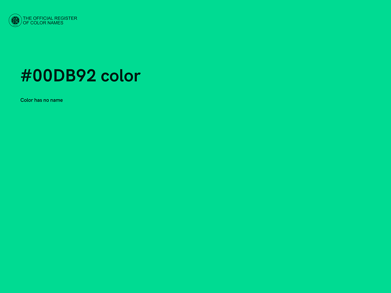 #00DB92 color image