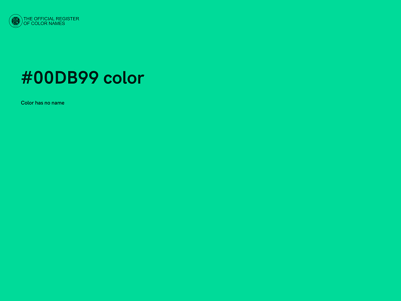 #00DB99 color image