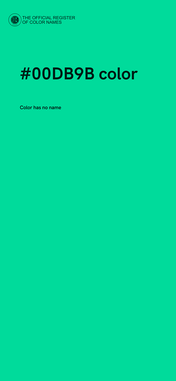 #00DB9B color image