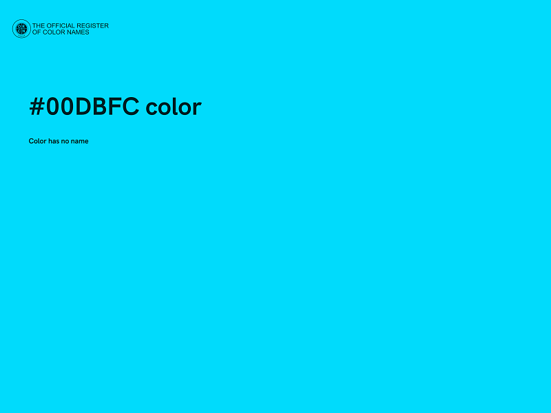 #00DBFC color image