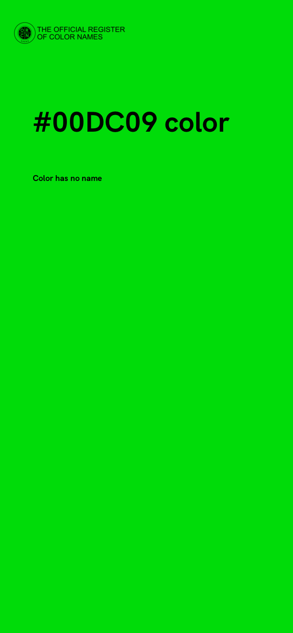 #00DC09 color image