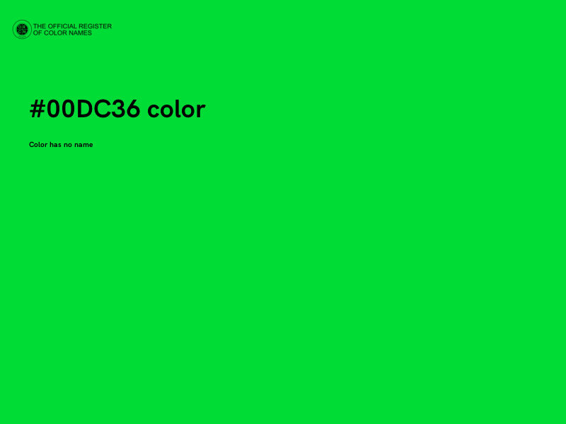 #00DC36 color image