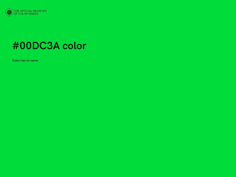 #00DC3A color image