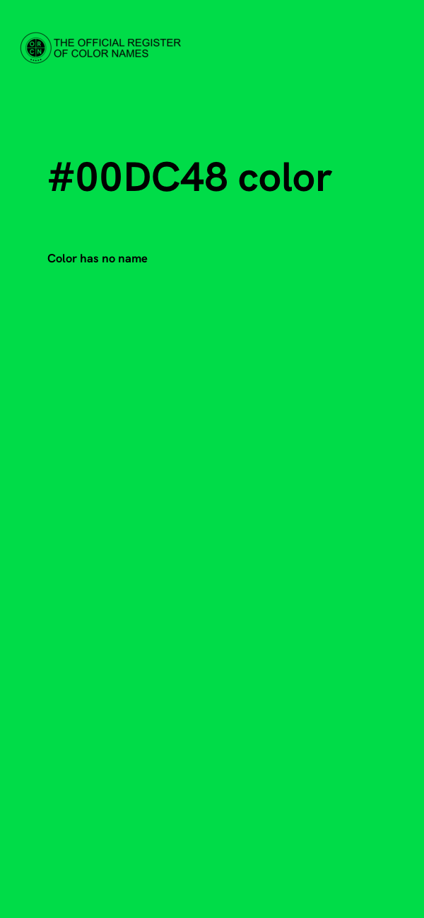 #00DC48 color image